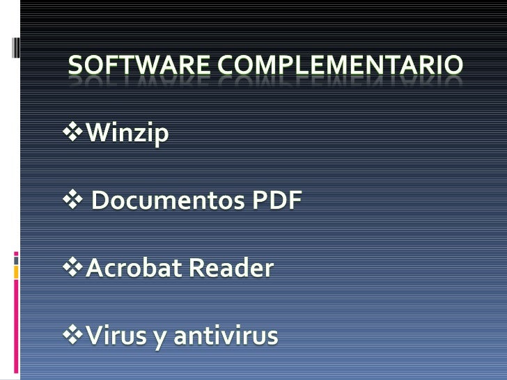 Software complementario