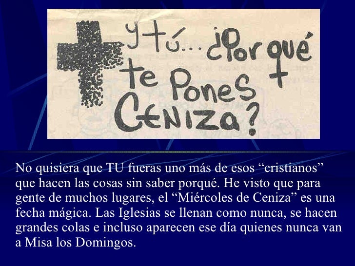 Miercoles De Ceniza