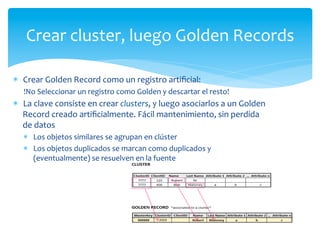 Consideraciones al construir una solución de Master Data Management ...
