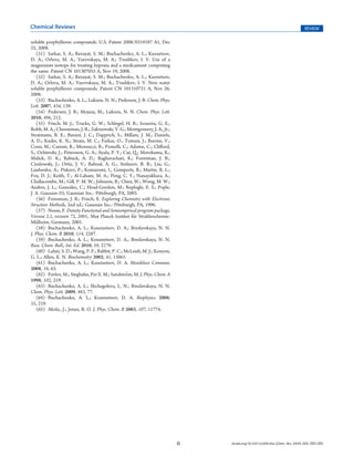 Chemical Reviews                                                                                                                REVIEW

soluble porphylleren compounds. U.S. Patent 2008/0319187 A1, Dec
25, 2008.
   (51) Sarkar, S. A.; Rezayat, S. M.; Buchachenko, A. L.; Kuznetsov,
D. A.; Orlova, M. A.; Yurovskaya, M. A.; Trushkov, I. V. Use of a
magnesium isotope for treating hypoxia and a medicament comprising
the same. Patent CN 101307055 A, Nov 19, 2008.
   (52) Sarkar, S. A.; Rezayat, S. M.; Buchachenko, A. L.; Kuznetsov,
D. A.; Orlova, M. A.; Yurovskaya, M. A.; Trushkov, I. V. New water
soluble porphylleren compounds. Patent CN 101310721 A, Nov 26,
2008.
   (53) Buchachenko, A. L.; Lukzen, N. N.; Pedersen, J. B. Chem. Phys.
Lett. 2007, 434, 139.
   (54) Pedersen, J. B.; Mojaza, M.; Lukzen, N. N. Chem. Phys. Lett.
2010, 496, 212.
   (55) Frisch, M. J.; Trucks, G. W.; Schlegel, H. B.; Scuseria, G. E.;
Robb, M. A.; Cheeseman, J. R.; Zakrzewski, V. G.; Montgomery, J. A., Jr.;
Stratmann, R. E.; Burant, J. C.; Dapprich, S.; Millam, J. M.; Daniels,
A. D.; Kudin, K. N.; Strain, M. C.; Farkas, O.; Tomasi, J.; Barone, V.;
Cossi, M.; Cammi, R.; Mennucci, B.; Pomelli, C.; Adamo, C.; Cliﬀord,
S.; Ochterski, J.; Petersson, G. A.; Ayala, P. Y.; Cui, Q.; Morokuma, K.;
Malick, D. K.; Rabuck, A. D.; Raghavachari, K.; Foresman, J. B.;
Cioslowski, J.; Ortiz, J. V.; Baboul, A. G.; Stefanov, B. B.; Liu, G.;
Liashenko, A.; Piskorz, P.; Komaromi, I.; Gomperts, R.; Martin, R. L.;
Fox, D. J.; Keith, T.; Al-Laham, M. A.; Peng, C. Y.; Nanayakkara, A.;
Challacombe, M.; Gill, P. M. W.; Johnson, B.; Chen, W.; Wong, M. W.;
Andres, J. L.; Gonzalez, C.; Head-Gordon, M.; Replogle, E. S.; Pople,
J. A. Gaussian 03; Gaussian Inc.: Pittsburgh, PA, 2003.
   (56) Foresman, J. B.; Frisch, E. Exploring Chemistry with Electronic
Structure Methods, 2nd ed.; Gaussian Inc.: Pittsburgh, PA, 1996.
   (57) Neese, F. Density Functional and Semiempirical program package,
Version 2.1, revision 72, 2001; Max Planck Institut f€r Strahlenchemie:
                                                        u
M€lheim, Germany, 2001.
   u
   (58) Buchachenko, A. L.; Kouznetsov, D. A.; Breslavskaya, N. N.
J. Phys. Chem. B 2010, 114, 2287.
   (59) Buchachenko, A. L.; Kouznetsov, D. A.; Breslavskaya, N. N.
Russ. Chem. Bull., Int. Ed. 2010, 59, 2179.
   (60) Lahiri, S. D.; Wang, P. F.; Babbit, P. C.; McLeish, M. J.; Kenyon,
G. L.; Allen, K. N. Biochemistry 2002, 41, 13861.
   (61) Buchachenko, A. L.; Kouznetsov, D. A. Mendeleev Commun.
2008, 18, 63.
                                                    00
   (62) Pavlov, M.; Siegbahn, Per E. M.; Sandstrom, M. J. Phys. Chem. A
1998, 102, 219.
   (63) Buchachenko, A. L.; Shchegoleva, L. N.; Breslavskaya, N. N.
Chem. Phys. Lett. 2009, 483, 77.
   (64) Buchachenko, A. L.; Kouznetsov, D. A. Biophysics 2008,
55, 219.
   (65) Akola., J.; Jones, R. O. J. Phys. Chem. B 2003, 107, 11774.




                                                                             Q   dx.doi.org/10.1021/cr200142a |Chem. Rev. XXXX, XXX, 000–000
 