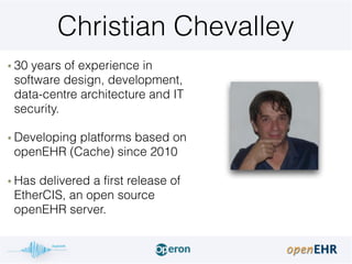Christian Chevalley
30 years of experience in
software design, development,
data-centre architecture and IT
security. 
Dev...