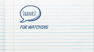 7
Thanks!
FOR WATCHING
 