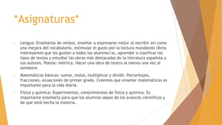 Mi escuela ideal | PPTX