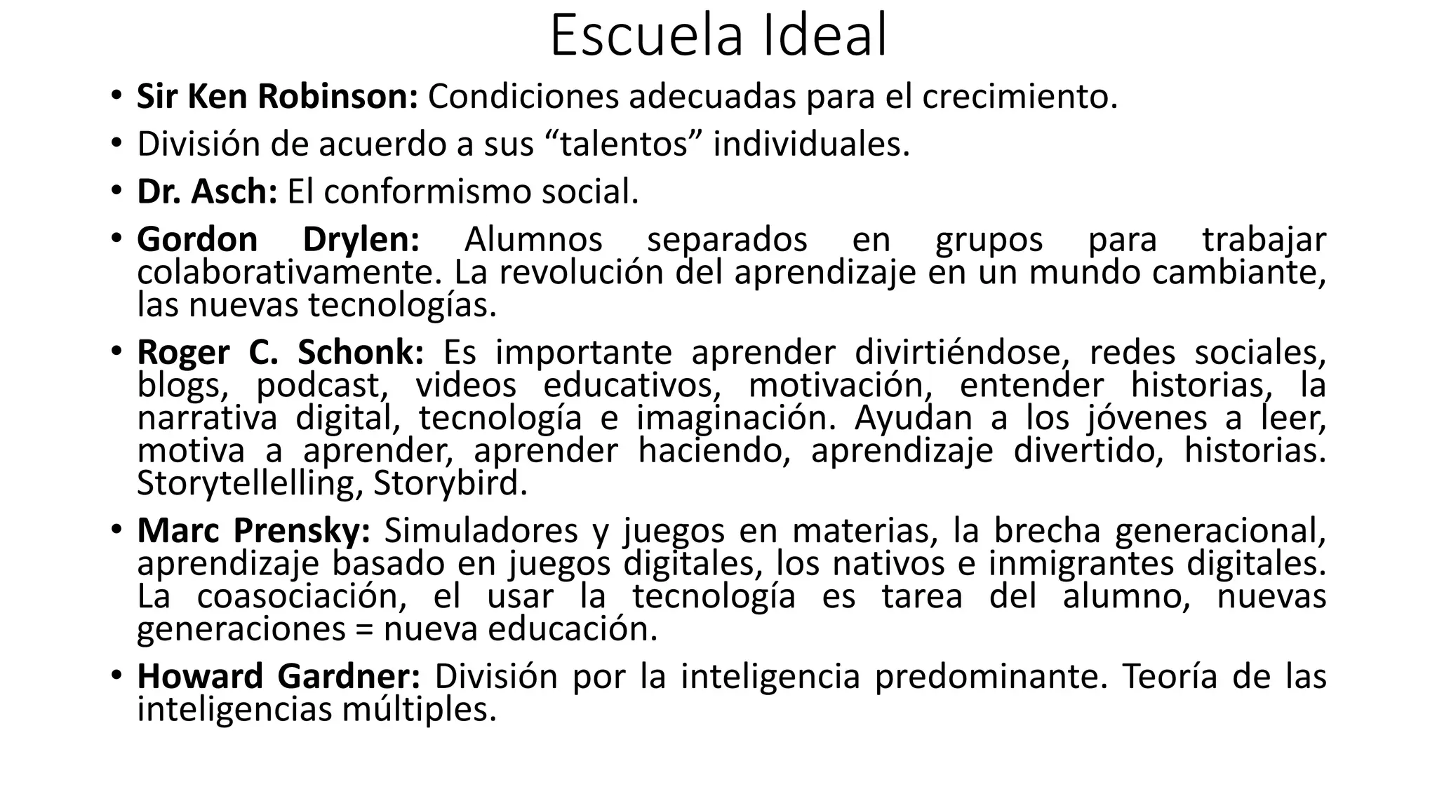 Mi escuela ideal Ruben | PPTX