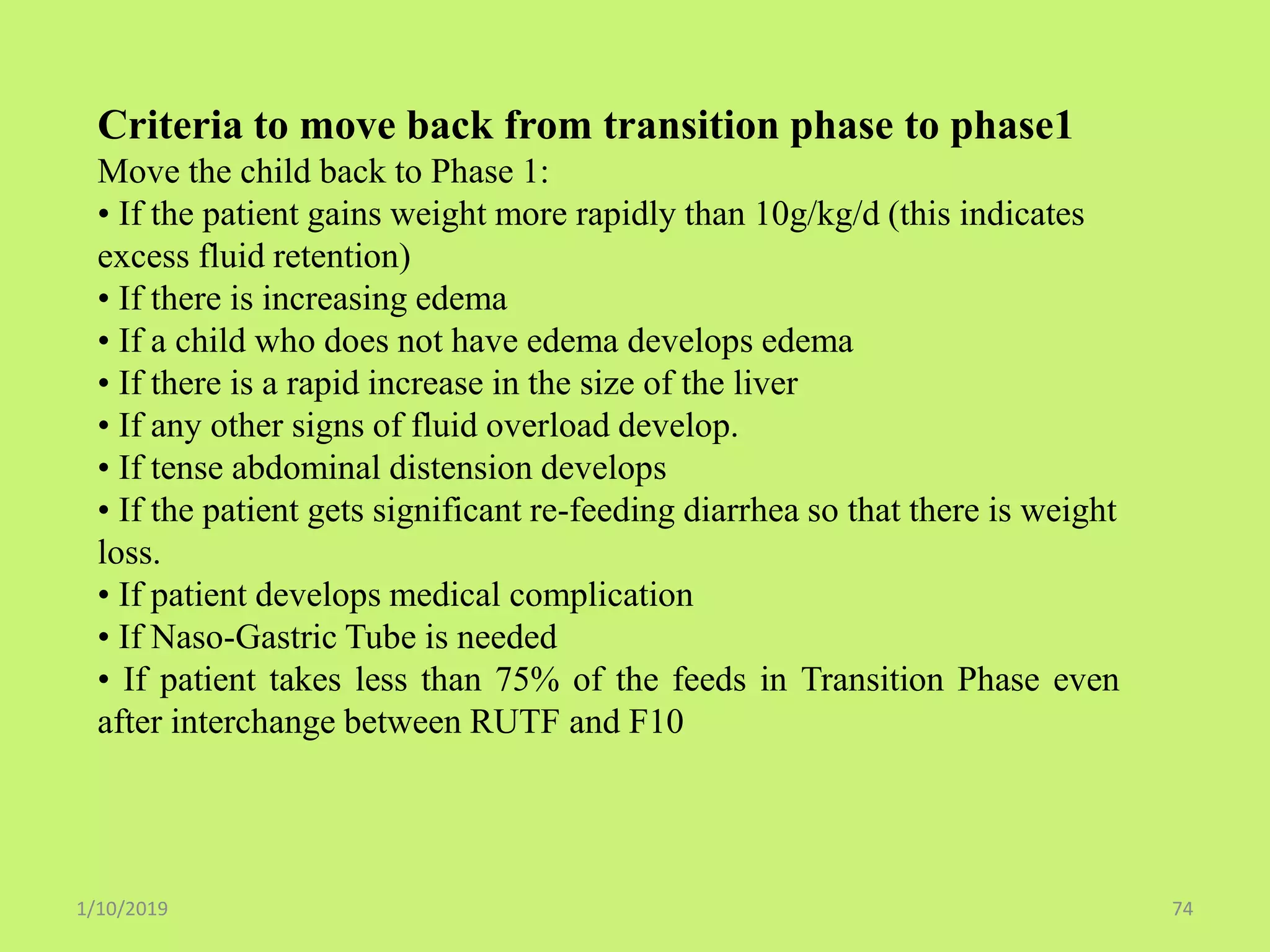 Management Guidelines of Severe Acute Malnutrition SAM in Pediatrics | PDF