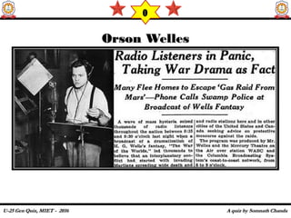 Orson WellesOrson Welles
o
 