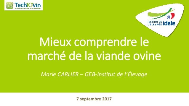 Mieux Comprendre Le March De La Viande Ovine