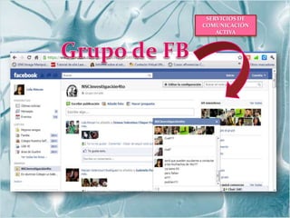 SERVICIOS DE
COMUNICACIÓN
    ACTIVA
 