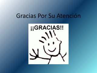 Gracias Por Su Atención
 