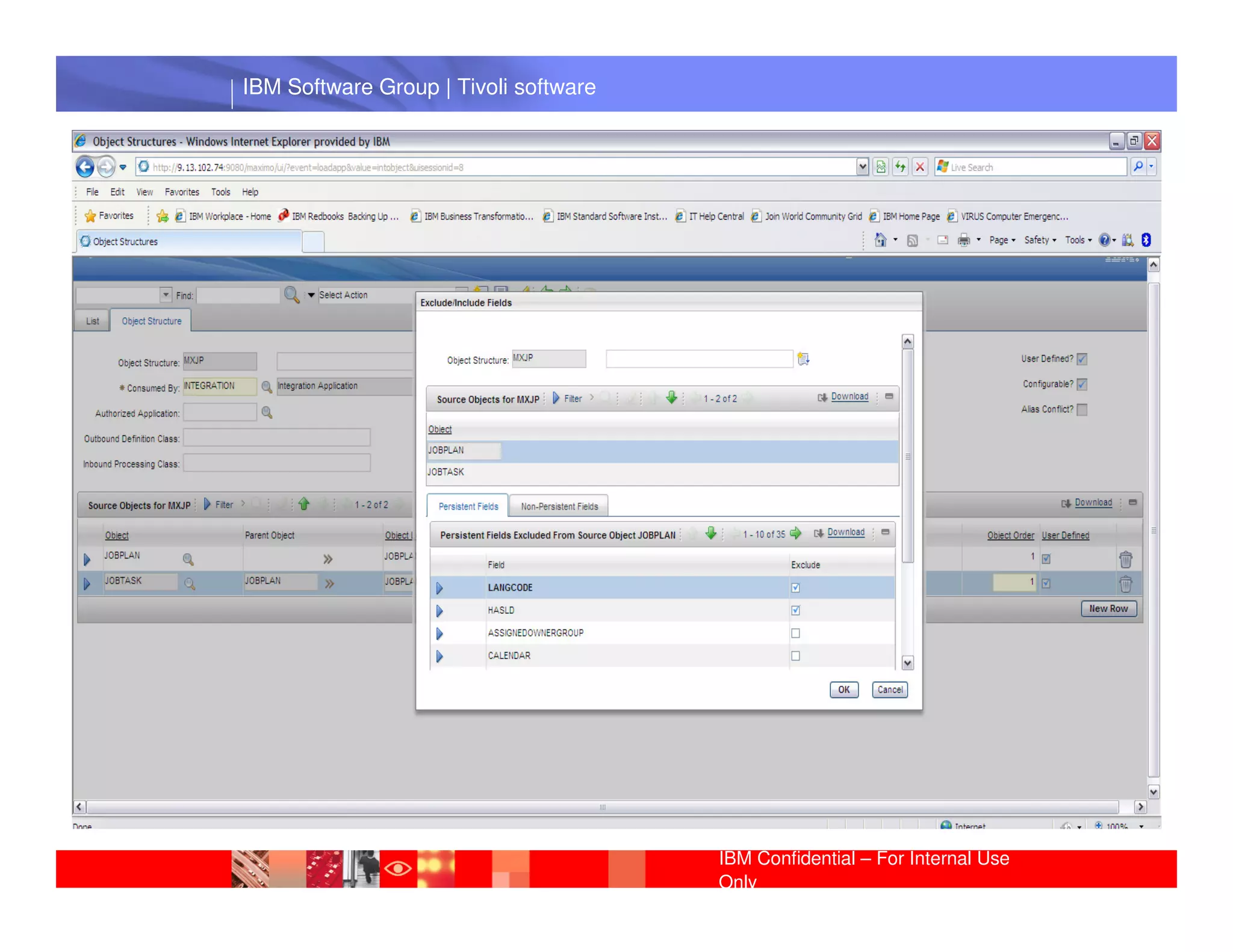 IBM Software Group | Tivoli software




 IBM Software Group | Lotus software




                                       IBM Confidential – For Internal Use
                                       Only
 