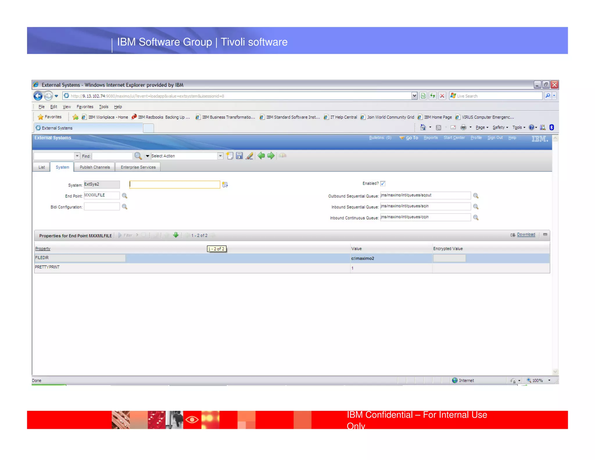 IBM Software Group | Tivoli software




 IBM Software Group | Lotus software




                                       IBM Confidential – For Internal Use
                                       Only
 