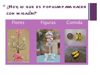 ¿ Hoy, lo que es popular para hacer con migajón? Flores     Figuras Comida 