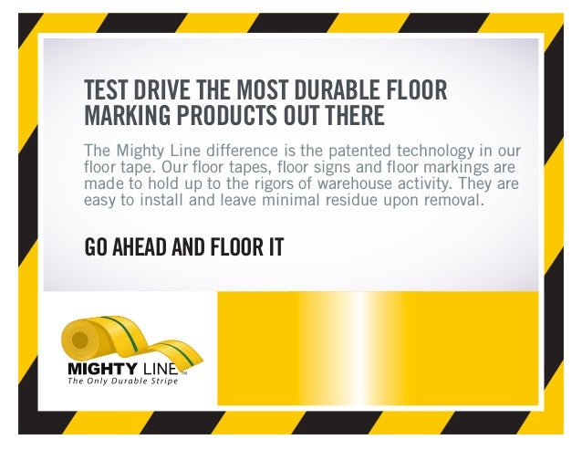 Mighty Line Floor Tape Instruction Sheet