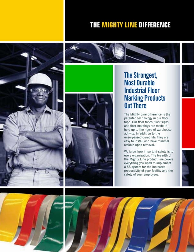 Mighty Line Safety Floor Tape Catalog 2018 PDF