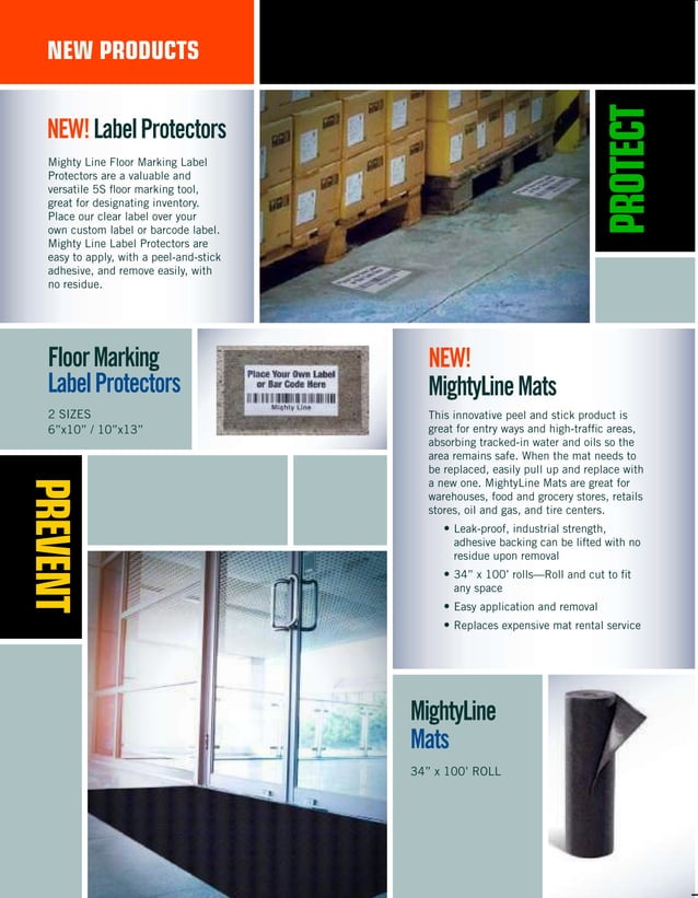Mighty Line Safety Floor Tape Catalog 2018 PDF