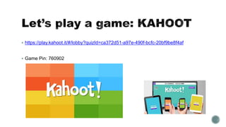  https://play.kahoot.it/#/lobby?quizId=ca372d51-a97e-490f-bcfc-20bf9be8f4af
 Game Pin: 760902
 