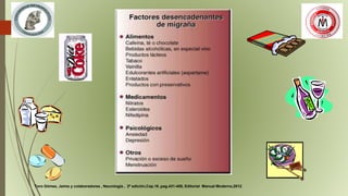 Toro Gómez, Jaime y colaboradores , Neurología , 2ª edición,Cap.16 ,pag.431-450, Editorial Manual Moderno,2012.
 