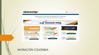 MIGRACIÓN COLOMBIA
 