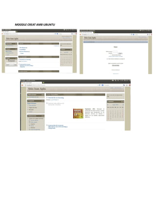 MOODLE CREAT AMB UBUNTU
 