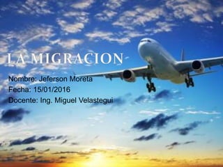 Nombre: Jeferson Moreta
Fecha: 15/01/2016
Docente: Ing. Miguel Velastegui
 