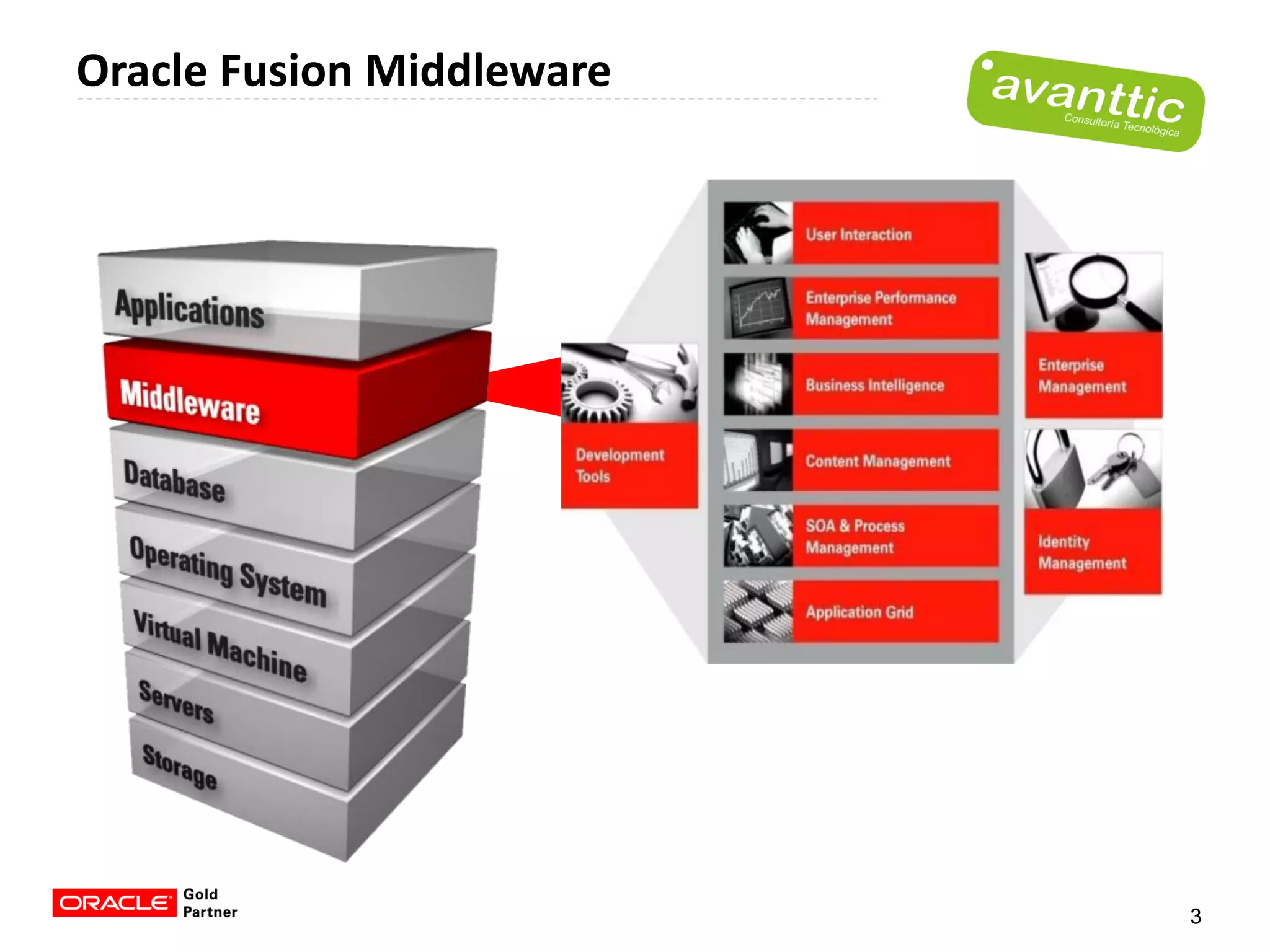 Oracle Fusion Middleware




                           3
 