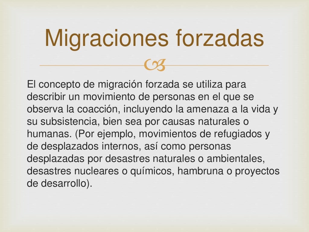 Migraciones En Colombia