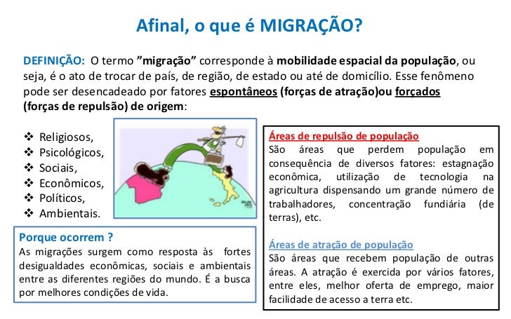 Definicao De Migracao Forcada