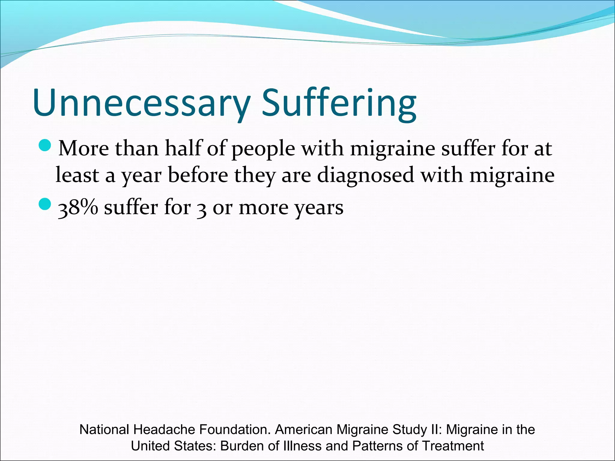 Migraine its presentation and management | PPT