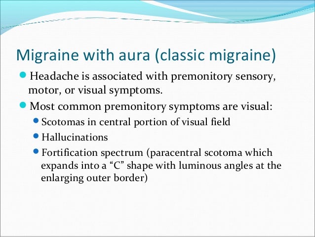 migraine with aura definition migraine with aura definition