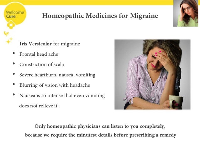 From Illness to Wellness. Treating Migraine with Homeopathy.