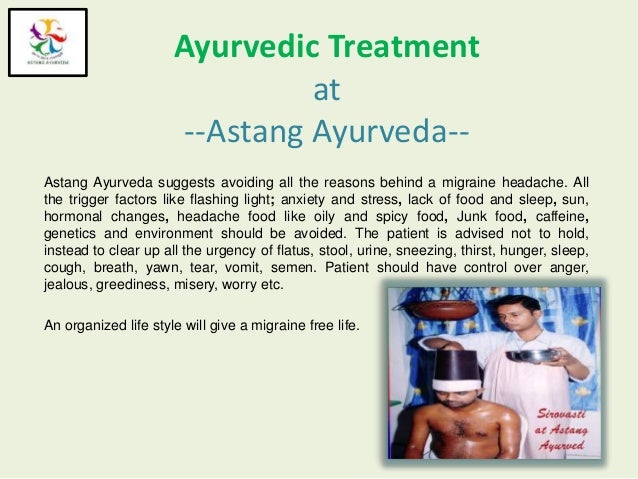 migraine home treatment ayurvedic