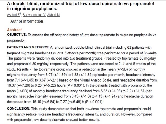 Migraine guidelines