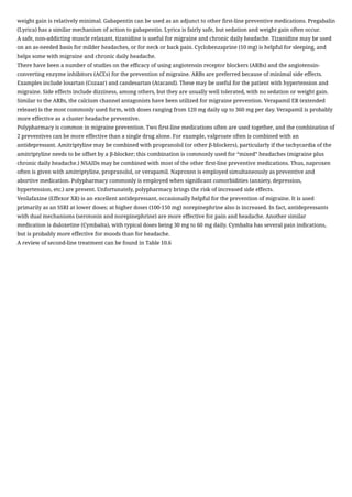 gabapentin and headache