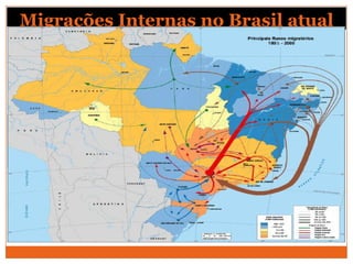 Migrações Internas no Brasil atual
 