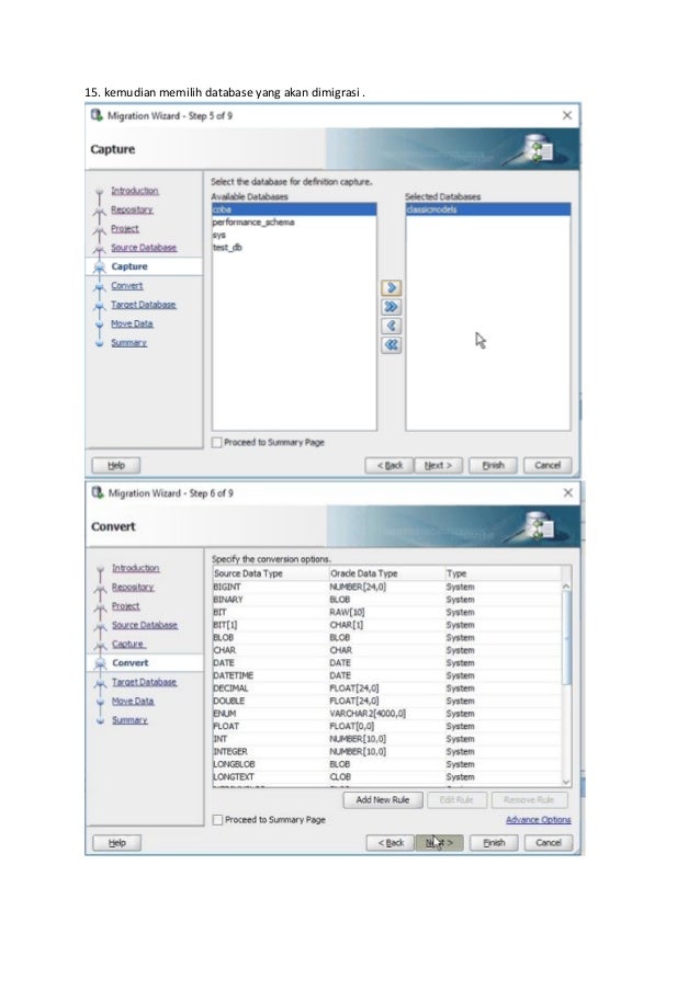 mysql in oracle sql developer