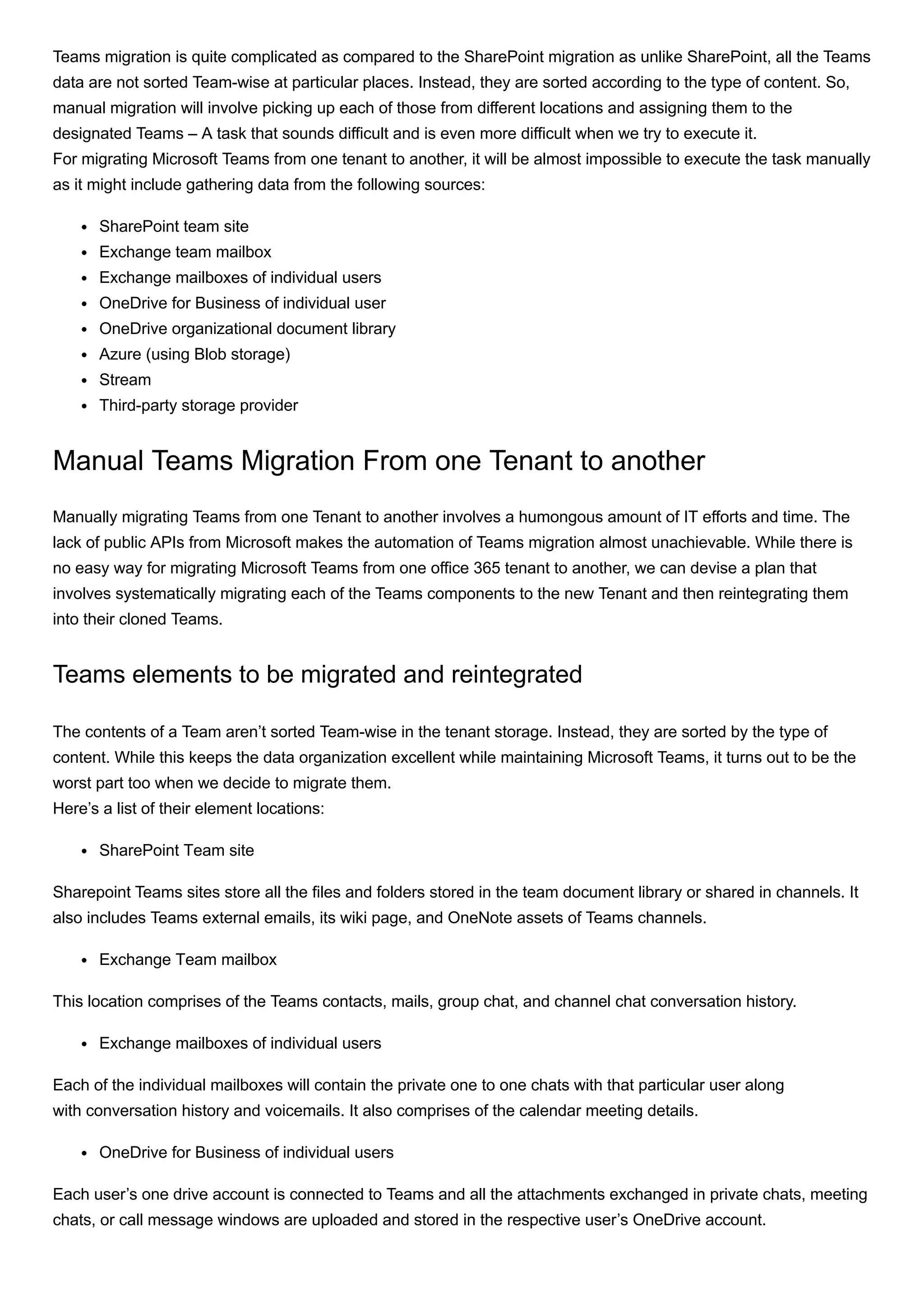 Migrate Microsoft teams from one tenant to another tenant PDF Email