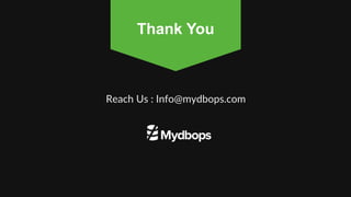 Reach Us : Info@mydbops.com
Thank You
 
