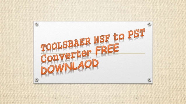 free converter nsf to pst free converter nsf to pst
