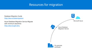 Migrate Open Source Databases to Azure.pptx | Cloud Computing | Internet