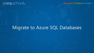 Migrate SQL Workloads to Azure | PDF