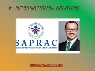 ► INTERNATIONAL RELATION
http://www.saprac.org
 