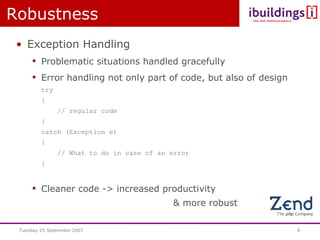 How to handle Exception in PHP5
