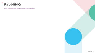 RabbitMQ
8
Your Subtitle Goes Here (Delete if not needed)
 