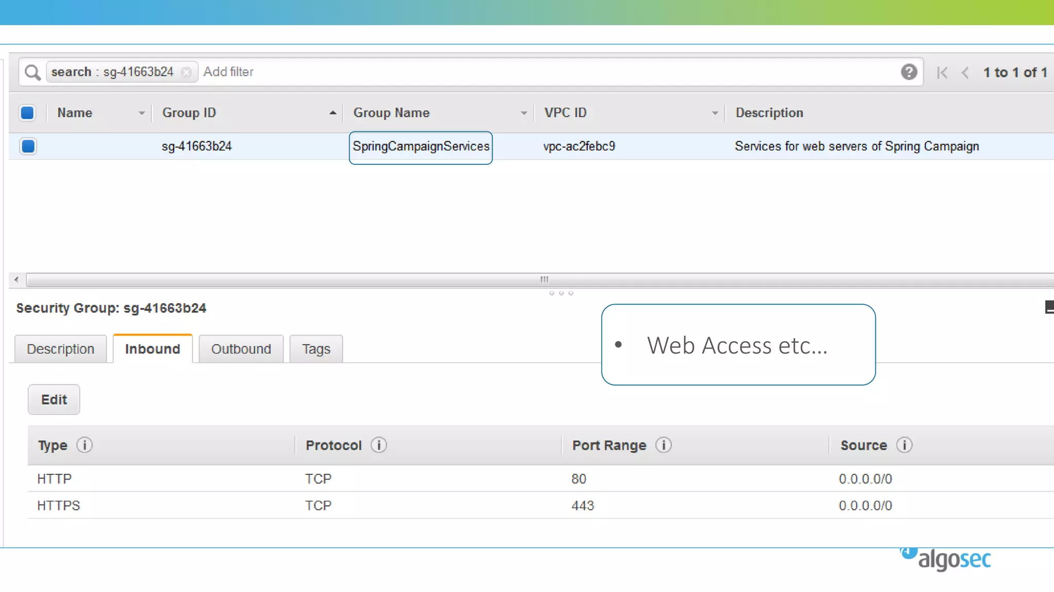 • Web Access etc…
 