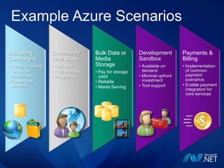 Azure™ Services Platform