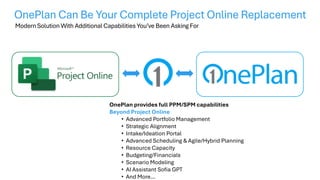 Migrating Beyond Project Online-Why OnePlan Is Microsoft’s Recommended ...