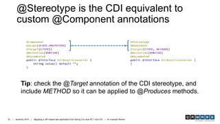 Migrating a JSF-Based Web Application from Spring 3 to Java EE 7 and ...