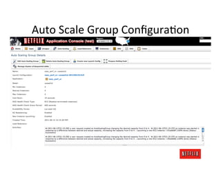 Auto	
  Scale	
  Group	
  ConﬁguraKon	
  
 