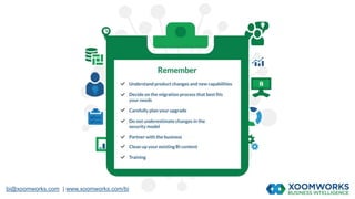 bi@xoomworks.com | www.xoomworks.com/bi
 