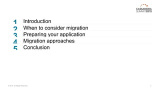 © 2015. All Rights Reserved.
1 Introduction
2 When to consider migration
3 Preparing your application
4 Migration approaches
5 Conclusion
3
 